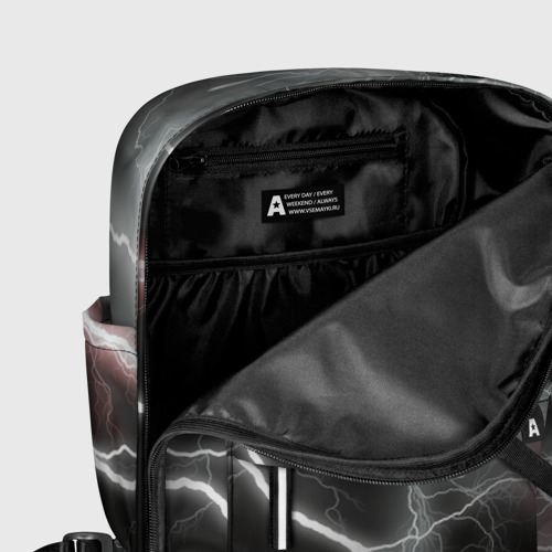 Женский рюкзак 3D с принтом Молния, фото #5
