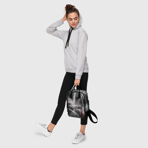 Женский рюкзак 3D с принтом Молния, фото #4