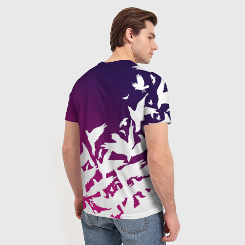 Мужская футболка 3D с принтом Three Days Grace, вид сзади #2