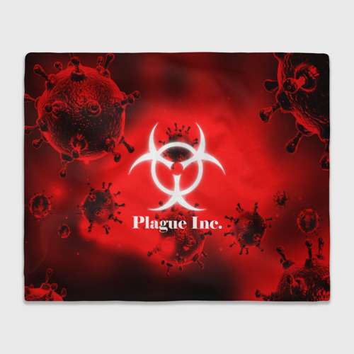 Плед 3D с принтом Plague Inc, вид спереди #2