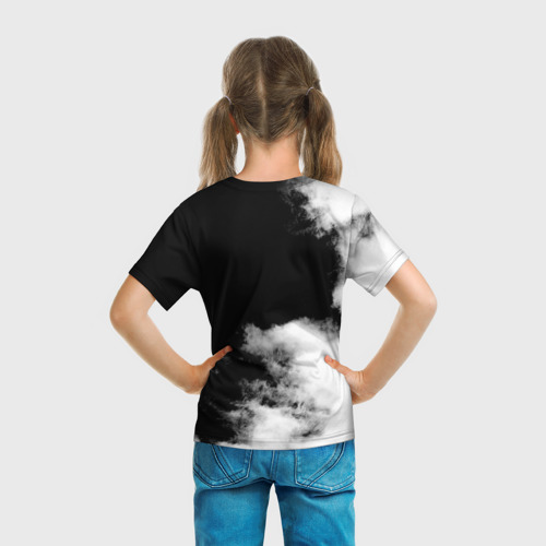 Детская футболка 3D с принтом ВДВ, вид сзади #2