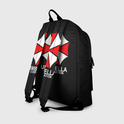 Рюкзак 3D с принтом Umbrella Corp Амбрелла Корп, вид сзади #1