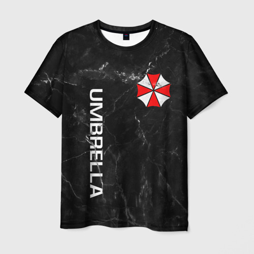 Мужская футболка 3D с принтом UMBRELLA CORP, вид спереди #2