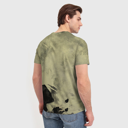 Мужская футболка 3D с принтом ВДВ, вид сзади #2