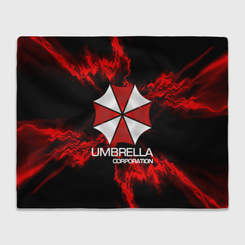 Плед 3D с принтом Umbrella Corp, вид спереди #2