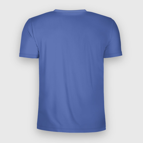 Мужская футболка 3D Slim с принтом Физфак МГУ, вид сзади #1
