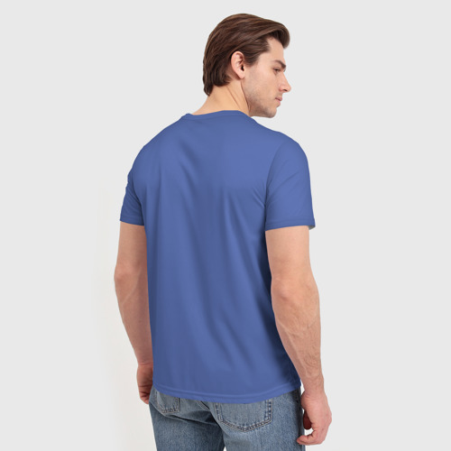 Мужская футболка 3D с принтом Физфак МГУ, вид сзади #2