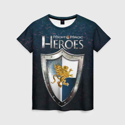 Женская футболка 3D с принтом Heroes of Might and Magic, вид спереди #2