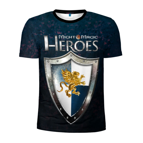 Мужская футболка 3D спортивная с принтом Heroes of Might and Magic, вид спереди #2