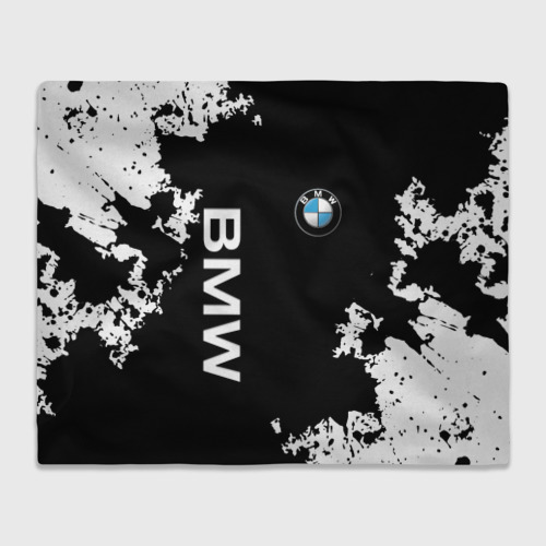 Плед 3D с принтом BMW | БМВ, вид спереди #2
