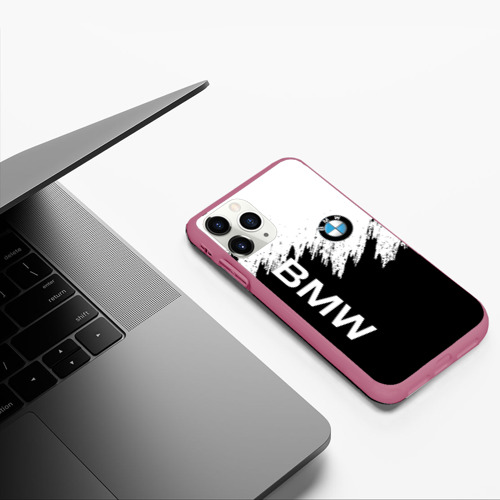 Чехол для iPhone 11 Pro матовый с принтом BMW, фото #5
