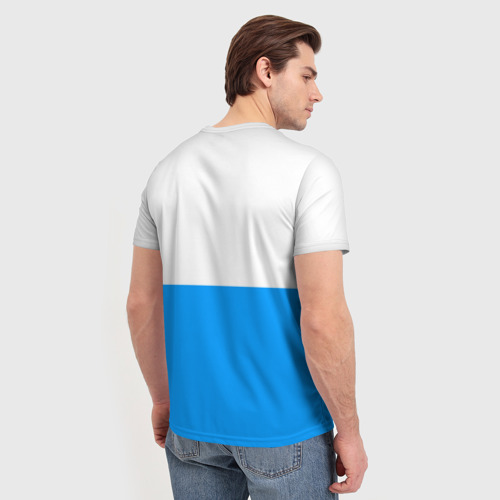 Мужская 3D футболка с принтом ВМФ СССР, вид сзади #2