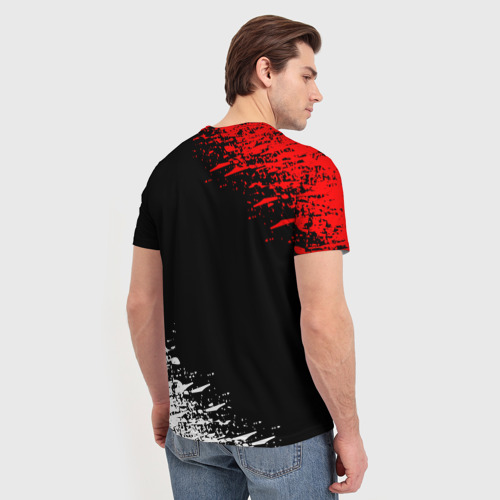 Мужская футболка 3D с принтом UMBRELLA CORPORATION, вид сзади #2