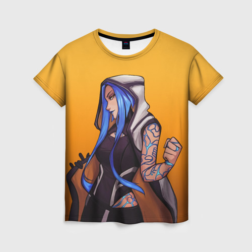 Женская футболка 3D с принтом Maya, вид спереди #2