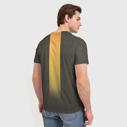 Мужская 3D футболка с принтом Claptrap, вид сзади #2