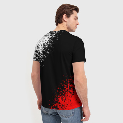 Мужская футболка 3D с принтом THE WITCHER, вид сзади #2