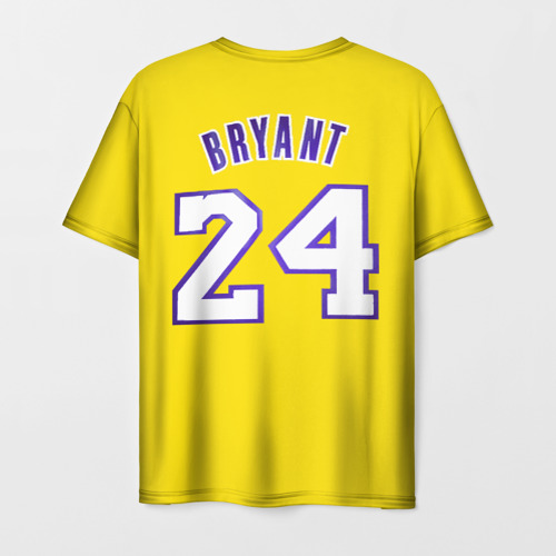 Мужская футболка 3D с принтом Kobe Bryant 24, вид сзади #1