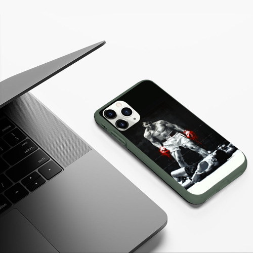 Чехол для iPhone 11 Pro матовый с принтом Muhammad Ali, фото #5