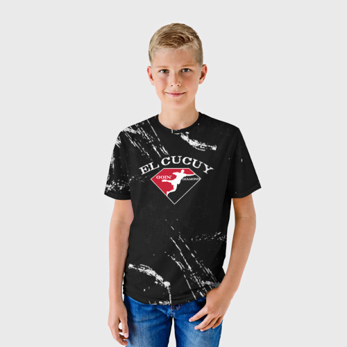 Детская футболка 3D с принтом Tony Ferguson, фото на моделе #1