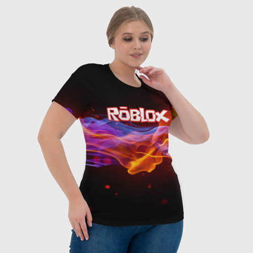 Женская футболка 3D с принтом Roblox Роблокс, фото #4