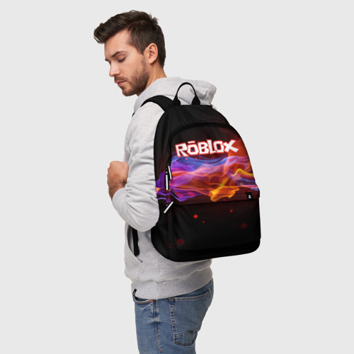 Рюкзак 3D с принтом Roblox Роблокс, фото на моделе #1