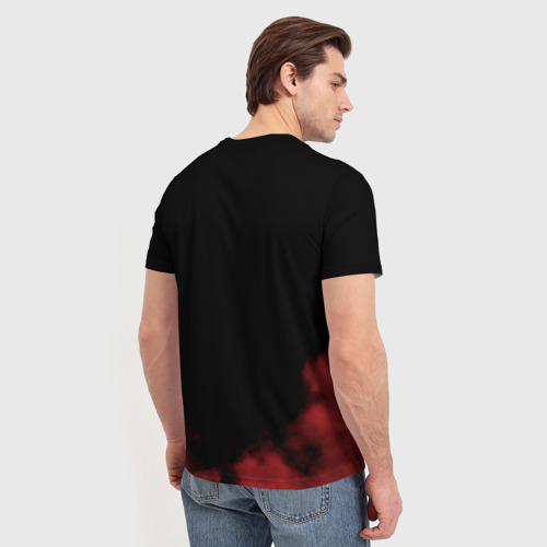 Мужская футболка 3D с принтом Внутренние войска, вид сзади #2