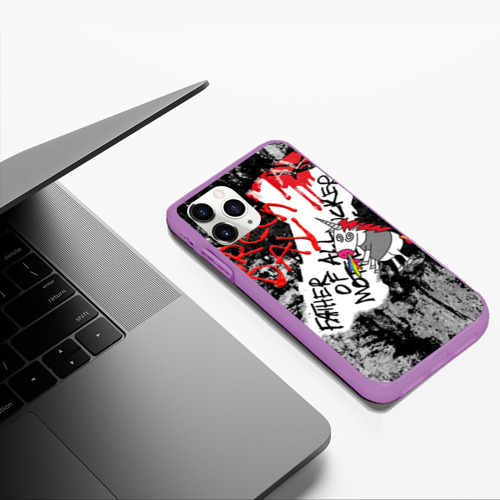 Чехол для iPhone 11 Pro Max матовый с принтом Green Day - Father of All MF, фото #5