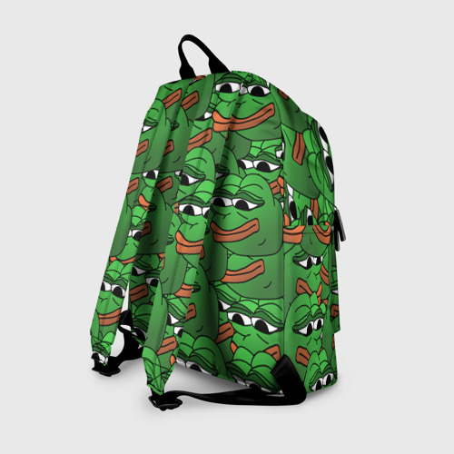 Рюкзак 3D с принтом Pepe The Frog, вид сзади #1