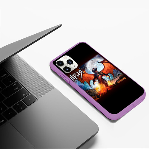 Чехол для iPhone 11 Pro Max матовый с принтом Ария, фото #5