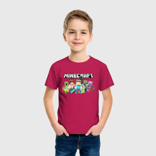 Детская футболка хлопок с принтом ROBLOX | РОБЛОКС (Z), фото на моделе #1