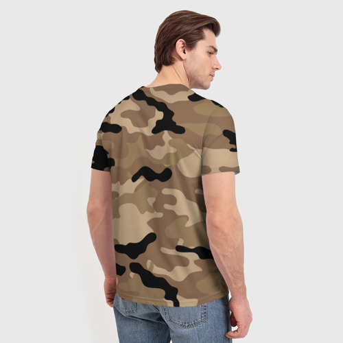 Мужская футболка 3D с принтом ВДВ СССР, вид сзади #2