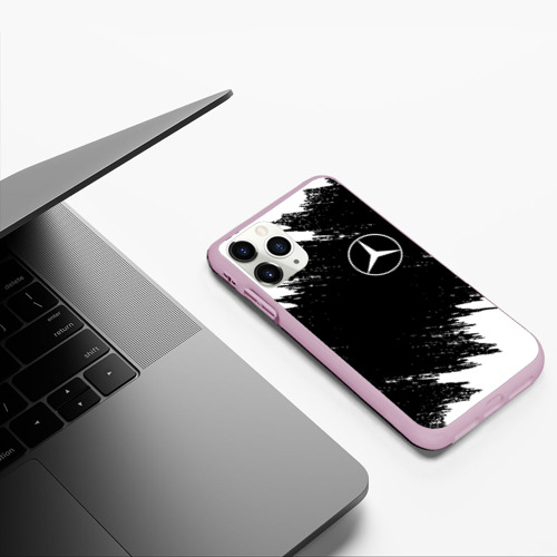 Чехол для iPhone 11 Pro матовый с принтом MERCEDES, фото #5