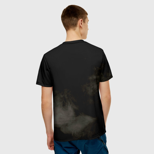 Мужская 3D футболка с принтом ALL BLACKS, вид сзади #2