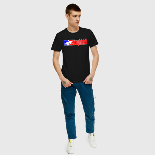 Мужская футболка с принтом LIMP BIZKIT | ЛИМП БИЗКИТ (Z), вид сбоку #3