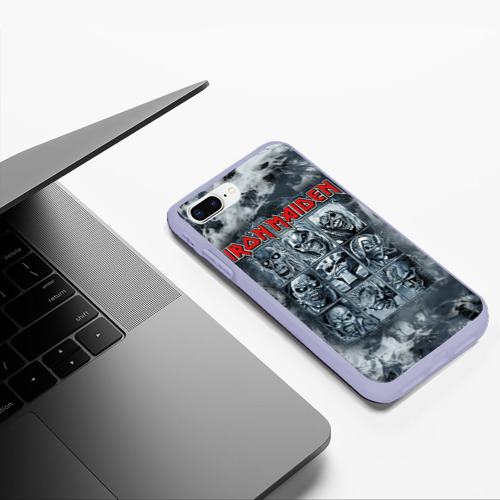 Чехол для iPhone 7Plus/8 Plus матовый с принтом Iron Maiden, фото #5