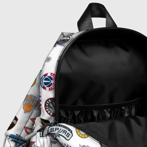 Детский рюкзак 3D с принтом NBA Pattern | НБА Паттерн, фото #4