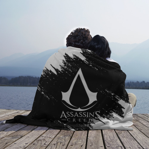 Плед 3D с принтом Assassin`S Creed Ассассинс Крид, вид сбоку #3