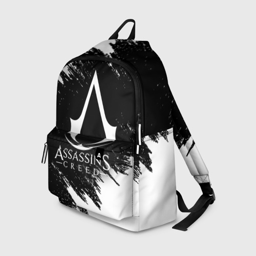 Рюкзак 3D с принтом ASSASSIN`S CREED | АССАССИНС КРИД (Z), вид спереди #2