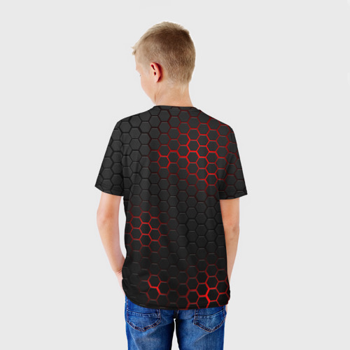 Детская 3D футболка с принтом CS GO, вид сзади #2