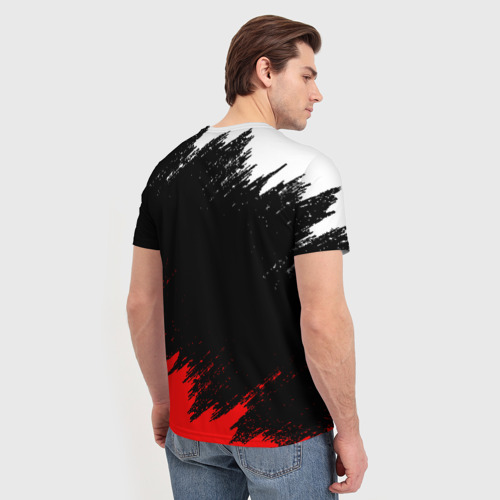 Мужская футболка 3D с принтом Анархия anarchy, вид сзади #2