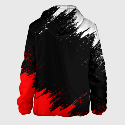 Мужская куртка 3D с принтом Анархия anarchy, вид сзади #1