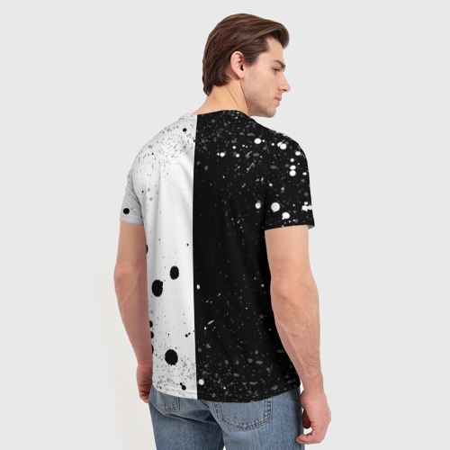 Мужская футболка 3D с принтом LINKIN PARK, вид сзади #2