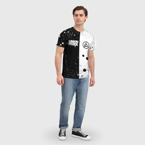 Мужская футболка 3D с принтом LINKIN PARK, вид сбоку #3