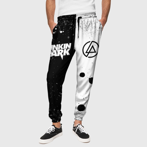 Мужские брюки 3D с принтом LINKIN PARK, вид сбоку #3