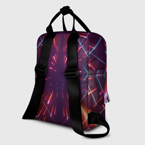 Женский рюкзак 3D с принтом Muse, вид сзади #1