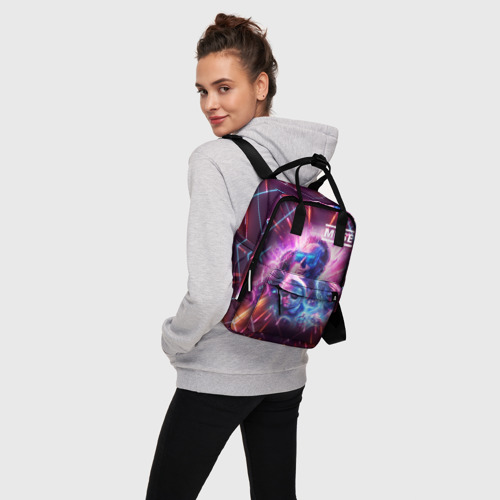 Женский рюкзак 3D с принтом Muse, вид сбоку #3