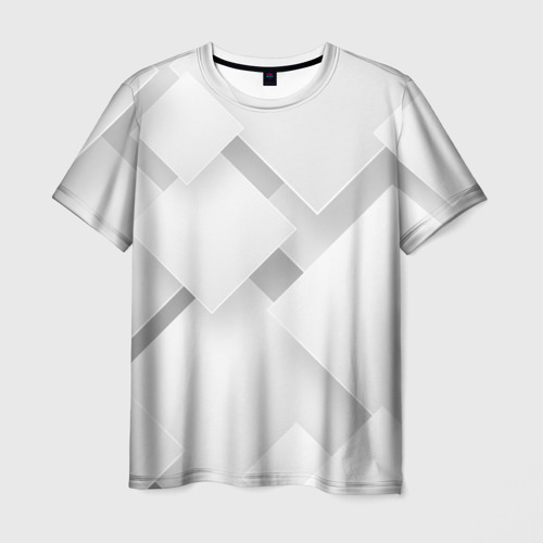 Мужская футболка 3D с принтом Геометрическая Абстракция, вид спереди #2