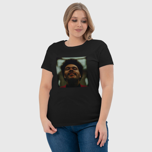 Женская футболка хлопок с принтом The Weeknd After Hours (2 Стороны), фото #4