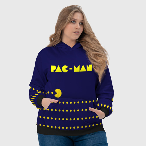 Женская толстовка 3D с принтом Pac-MAN, фото #4