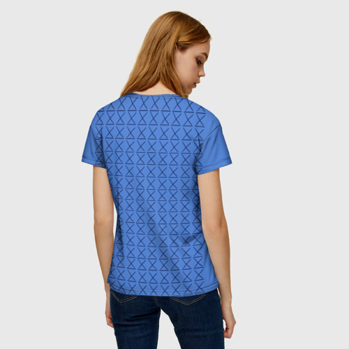 Женская футболка 3D с принтом Конь БоДжек Свитер, вид сзади #2